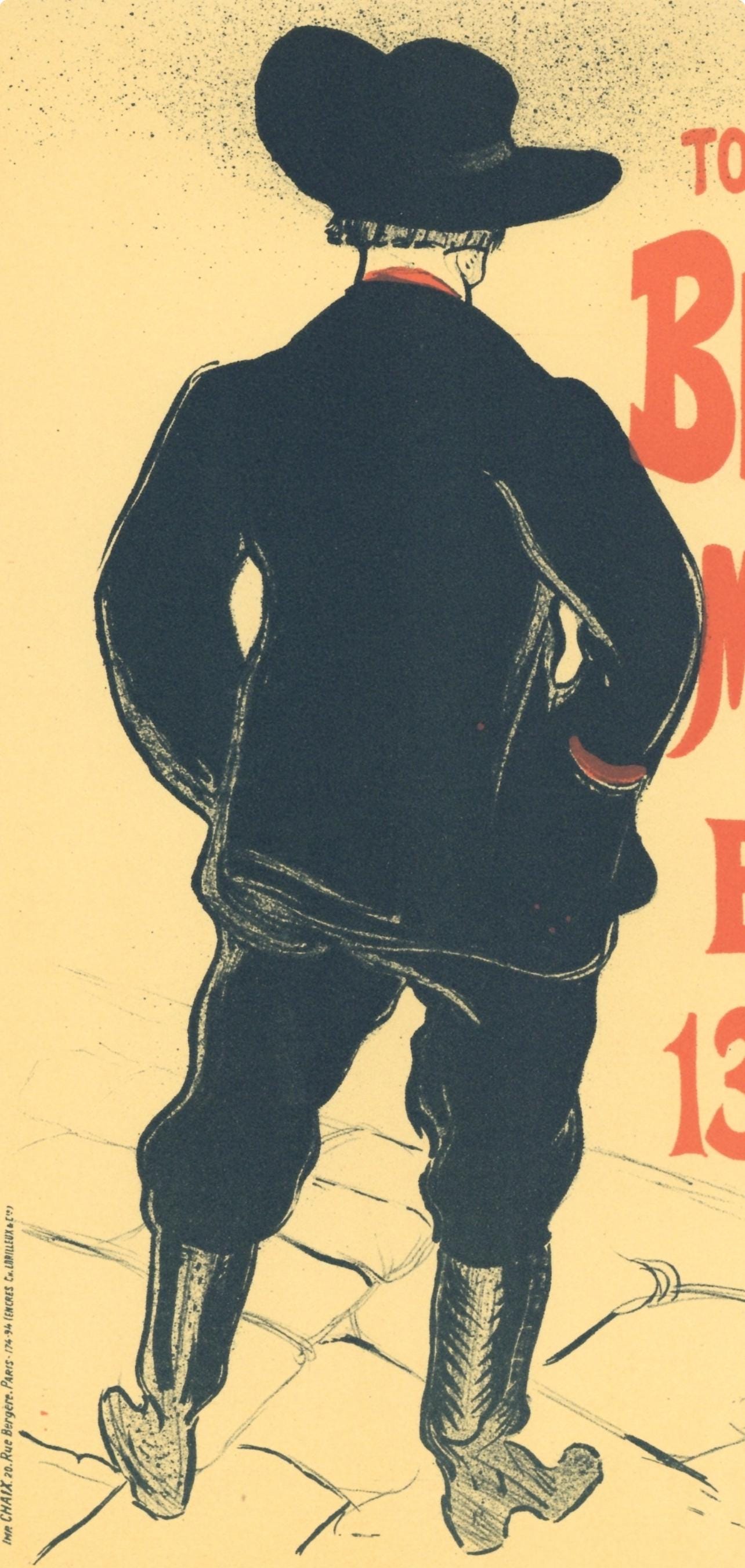 Henri De Toulouse-Lautrec, Bruant Au Mirliton, Les Affiches De Toulouse-Lautrec, Lithograph