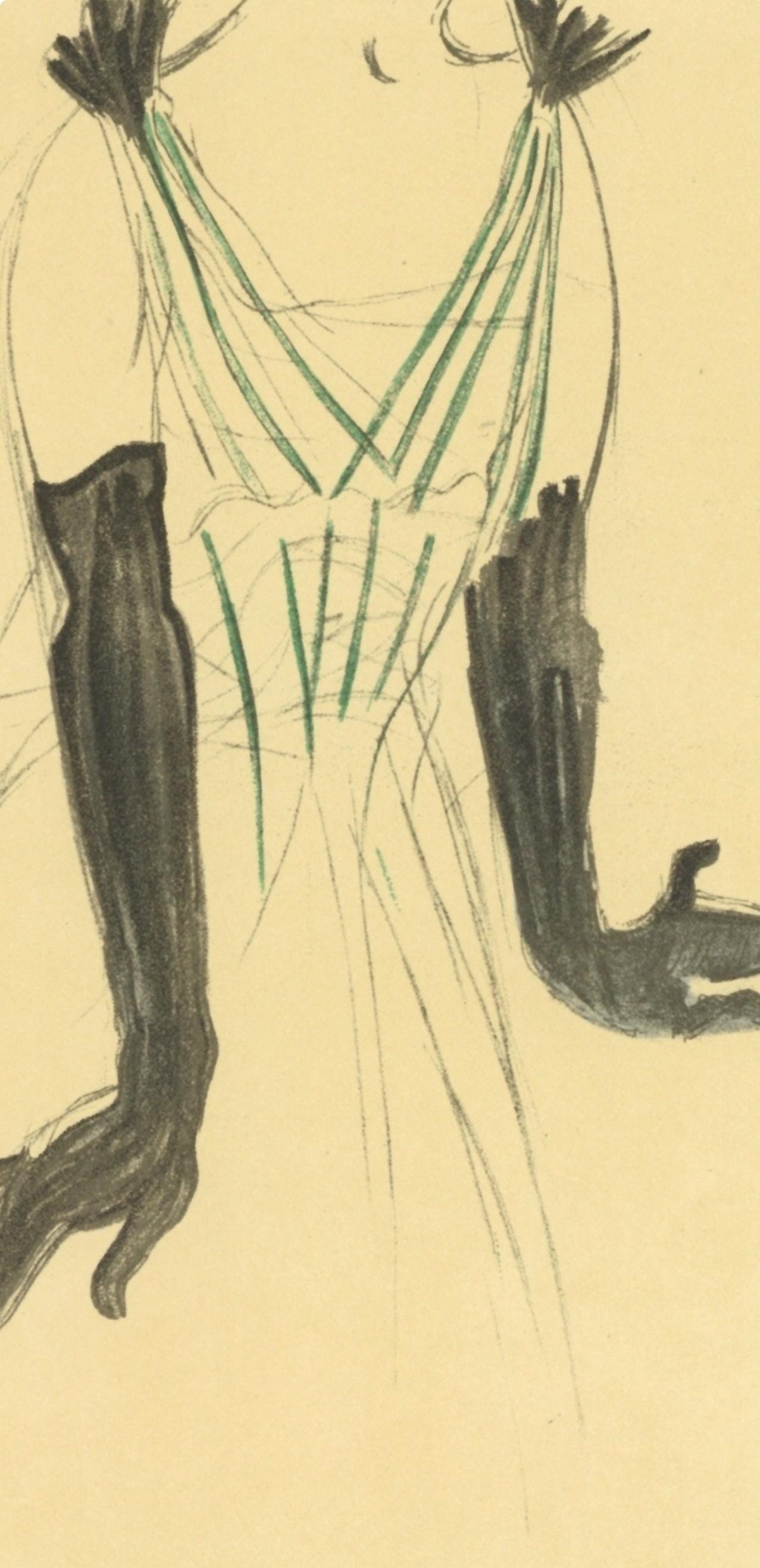 Henri De Toulouse-Lautrec, Yvette Guilbert, Les Affiches De Toulouse-Lautrec, Lithograph