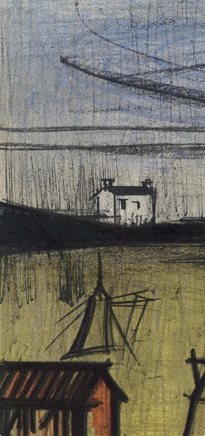 Bernard Buffet, La Petite Plage, Lithographs 1952-1966, Lithograph