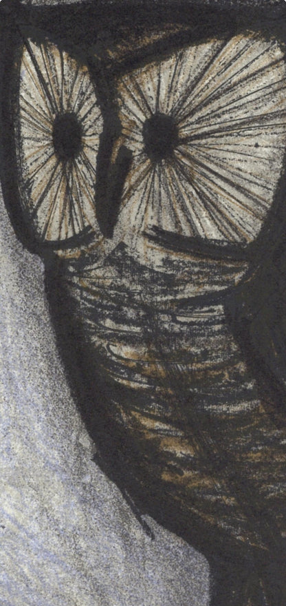 Bernard Buffet, Le Petit Hibou, Lithographs 1952-1966, Lithograph