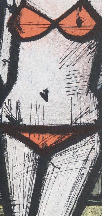 Bernard Buffet, A La Plage, Lithographs 1952-1966, Lithograph