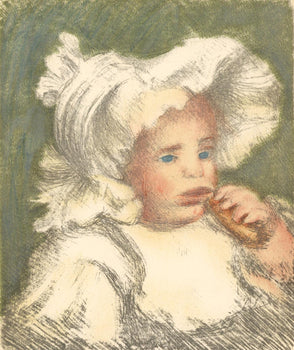 Pierre-Auguste Renoir, Lenfant Au Biscuit, Les Lithographies De Renoir, Lithograph