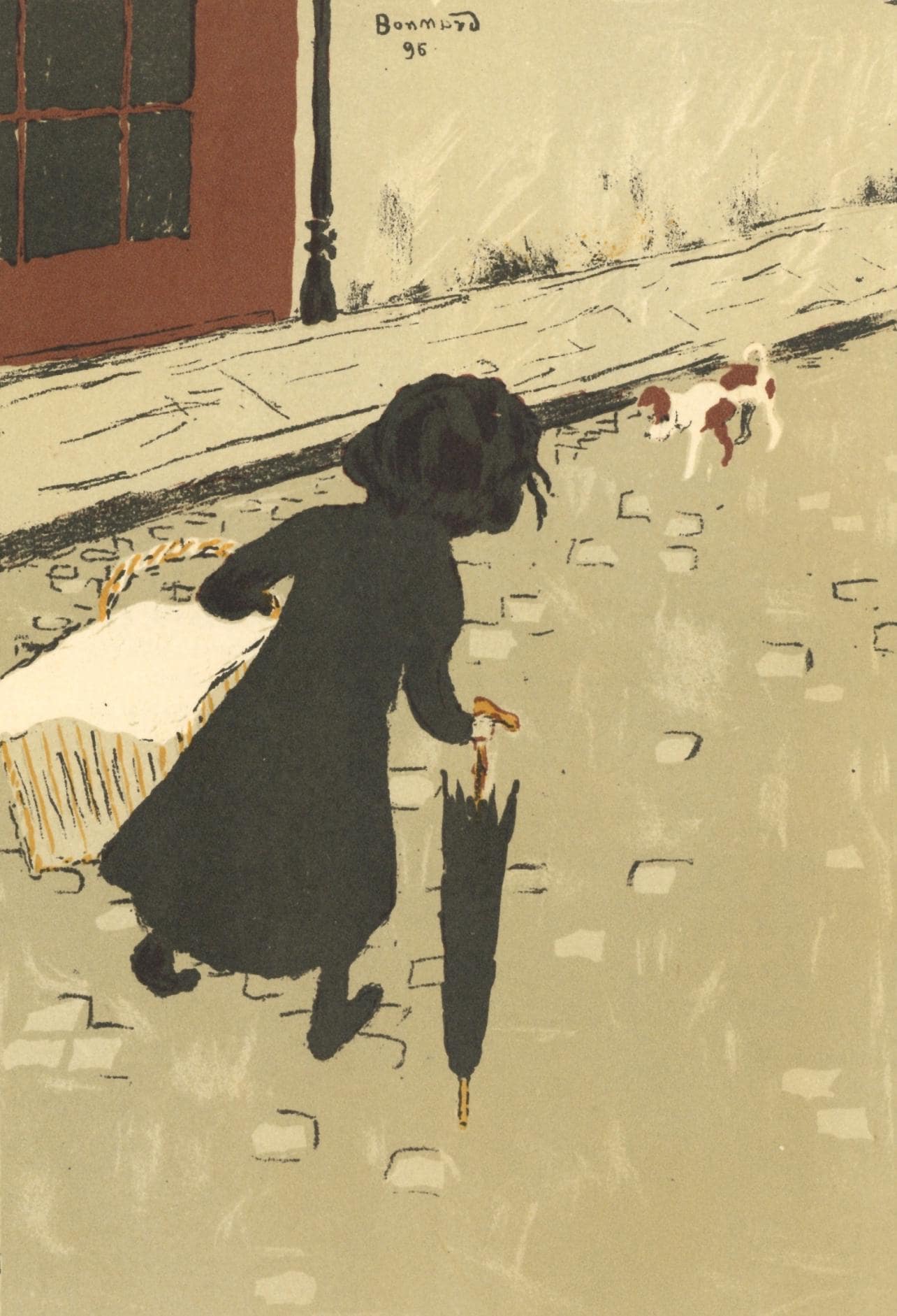 Pierre Bonnard, La Petite Blanchisseuse, Bonnard Lithographe, Lithograph