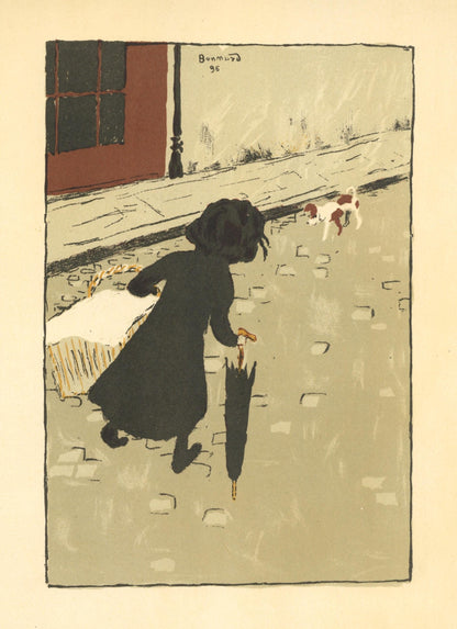 Pierre Bonnard, La Petite Blanchisseuse, Bonnard Lithographe, Lithograph