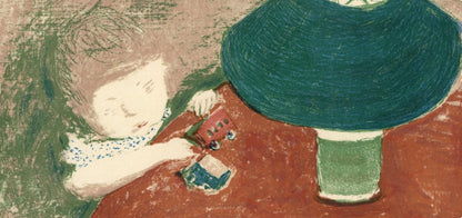 Pierre Bonnard, Lenfant A La Lampe, Bonnard Lithographe, Lithograph