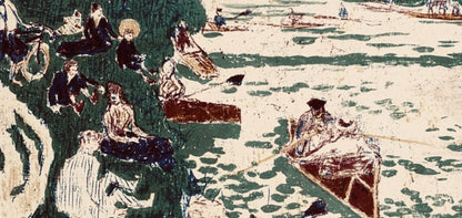Pierre Bonnard, La Canotage, Bonnard Lithographe, Lithograph