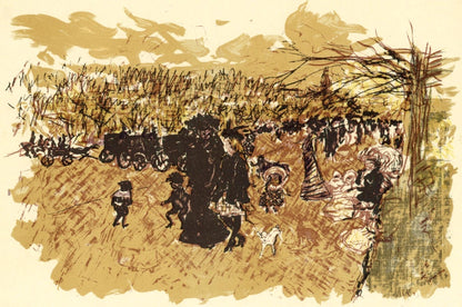 Pierre Bonnard, Avenue Du Bois, Bonnard Lithographe, Lithograph