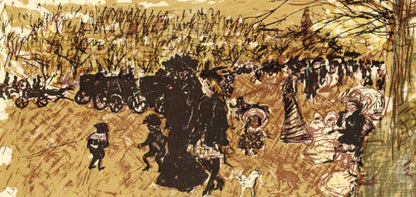 Pierre Bonnard, Avenue Du Bois, Bonnard Lithographe, Lithograph