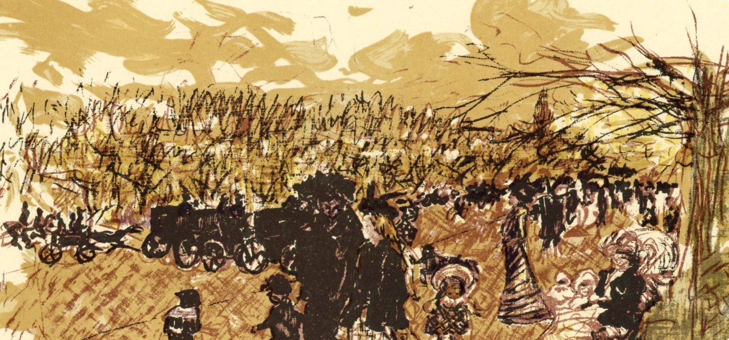 Pierre Bonnard, Avenue Du Bois, Bonnard Lithographe, Lithograph