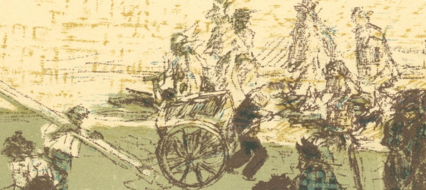 Pierre Bonnard, Coin De Rue, Bonnard Lithographe, Lithograph