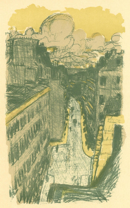 Pierre Bonnard, Rue Vue Den Haut, Bonnard Lithographe, Lithograph