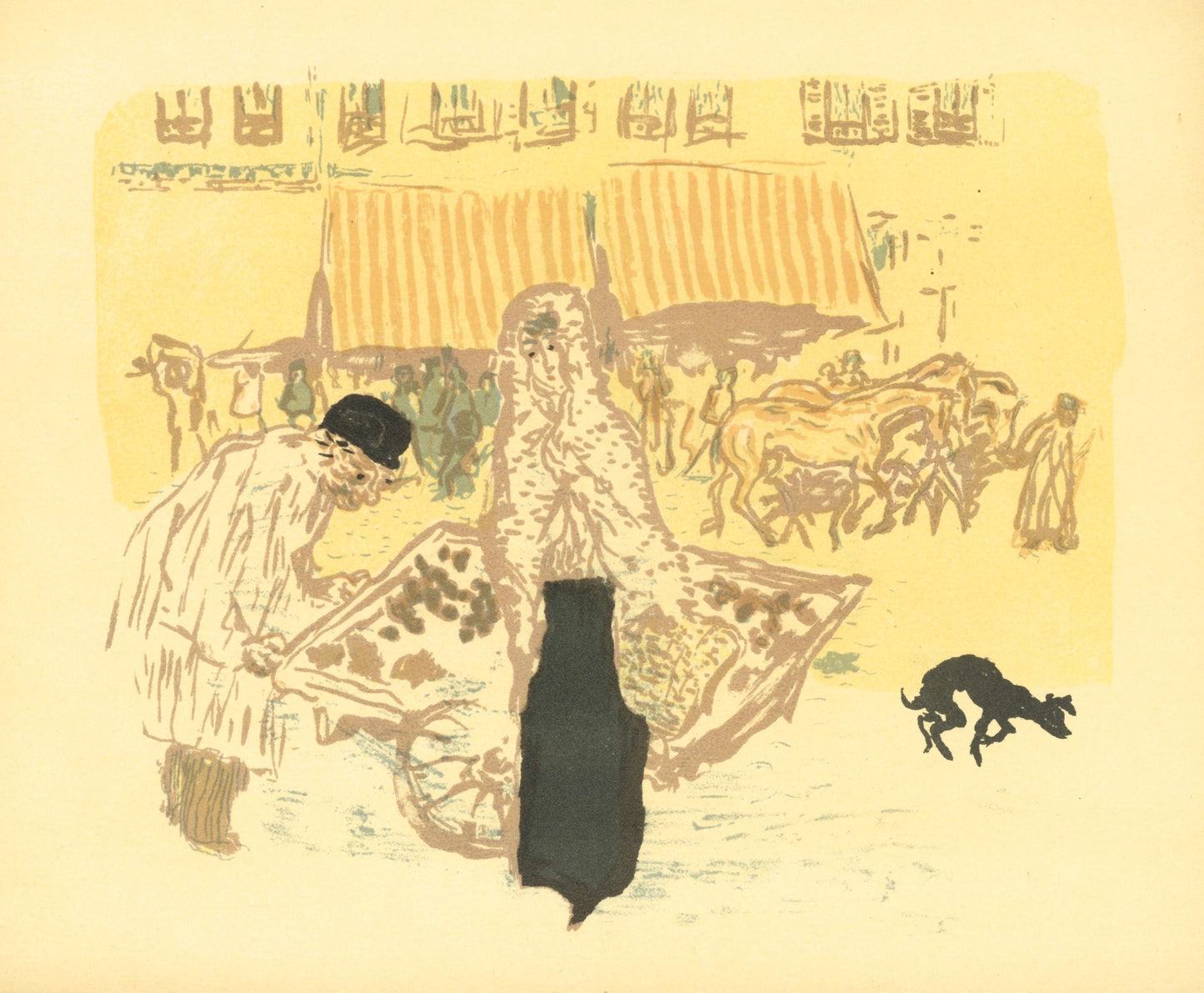 Pierre Bonnard, Marchand Des Quatre-Saisons, Bonnard Lithographe, Lithograph