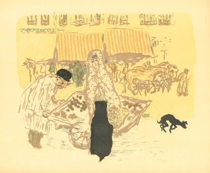 Pierre Bonnard, Marchand Des Quatre-Saisons, Bonnard Lithographe, Lithograph