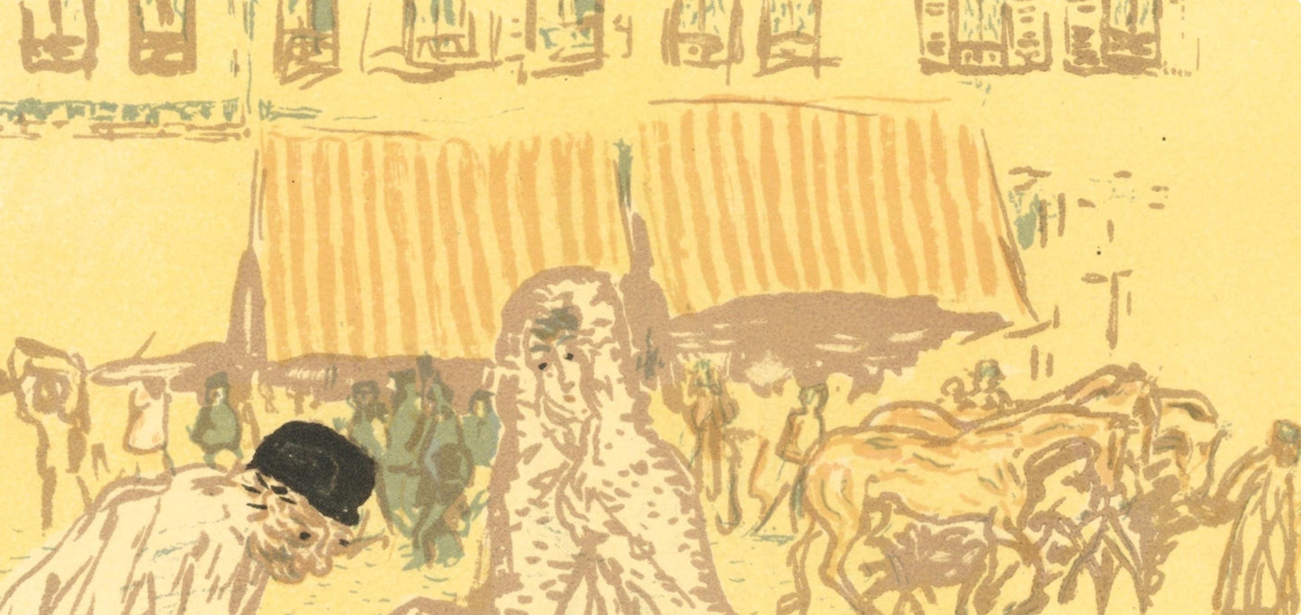 Pierre Bonnard, Marchand Des Quatre-Saisons, Bonnard Lithographe, Lithograph