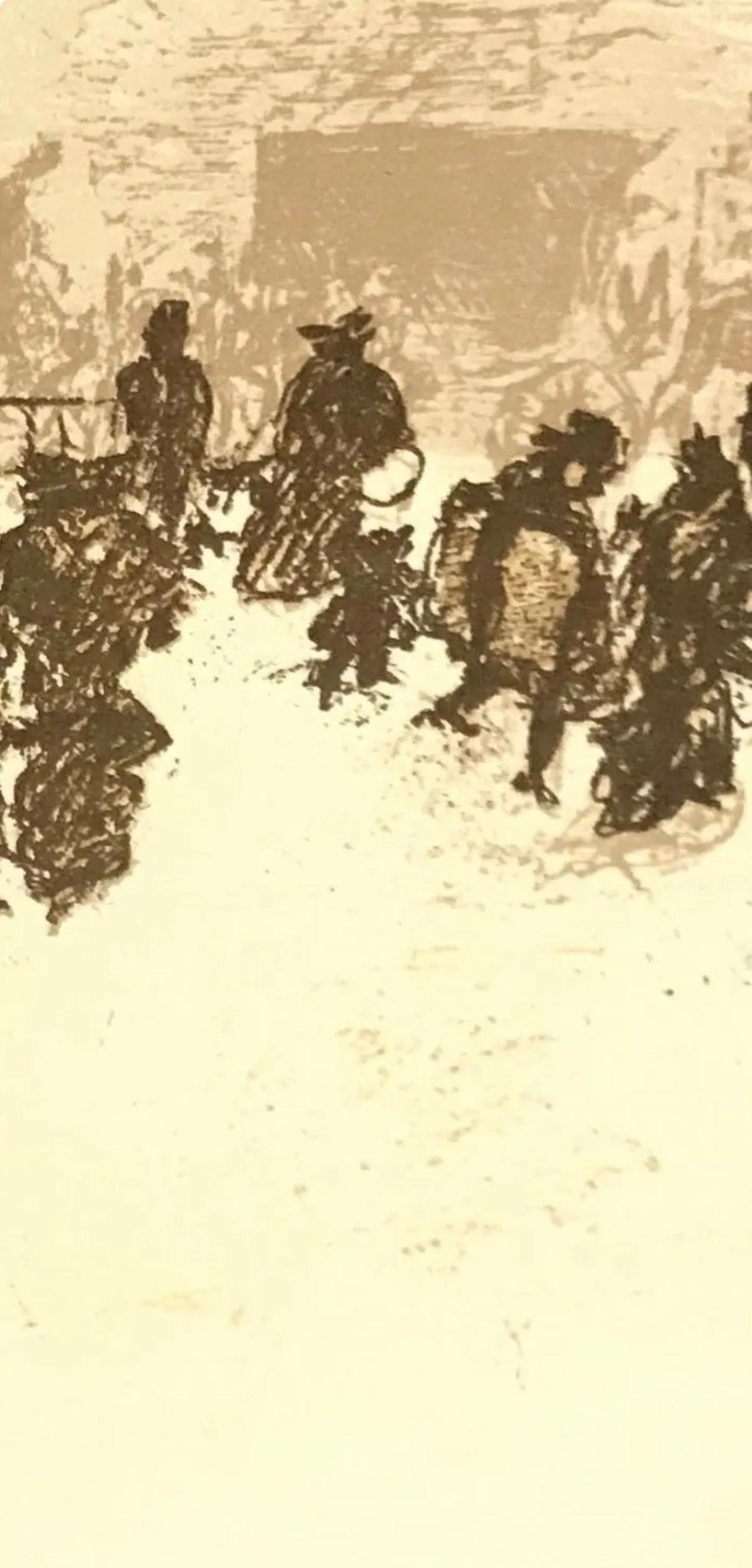 Pierre Bonnard, Le Pont Des Arts, Bonnard Lithographe, Lithograph