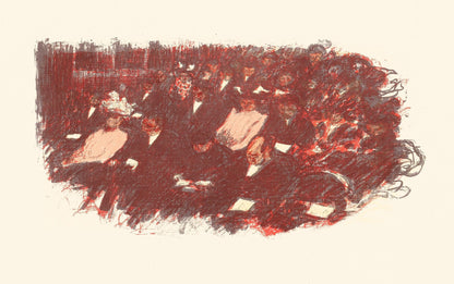 Pierre Bonnard, Au Thatre, Bonnard Lithographe, Lithograph