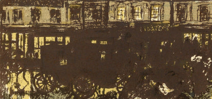 Pierre Bonnard, Rue Le Soir Sous La Pluie, Bonnard Lithographe, Lithograph