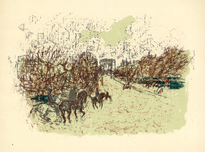Pierre Bonnard, Arc De Triomphe, Bonnard Lithographe, Lithograph