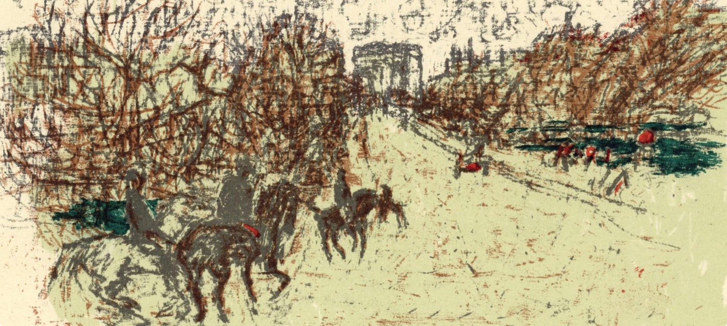 Pierre Bonnard, Arc De Triomphe, Bonnard Lithographe, Lithograph