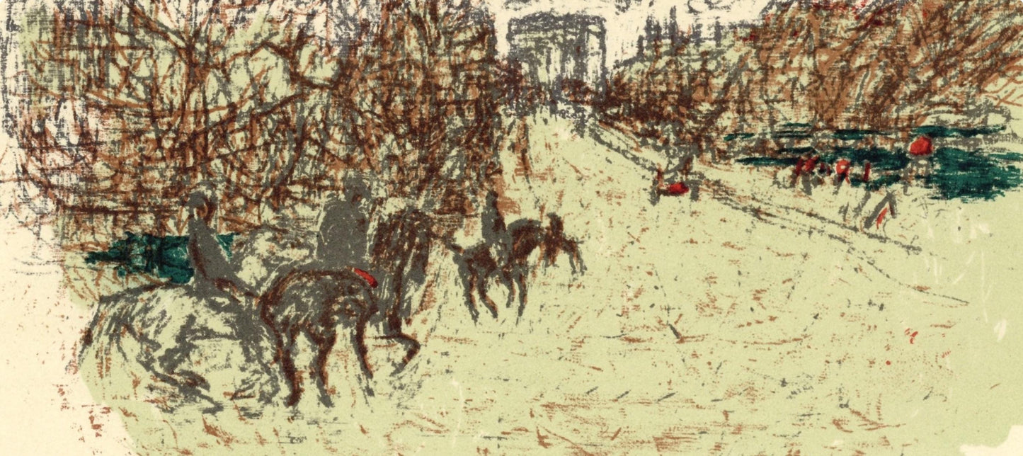 Pierre Bonnard, Arc De Triomphe, Bonnard Lithographe, Lithograph