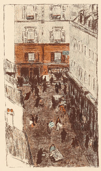 Pierre Bonnard, Coin De Rue Vue Den Haut, Bonnard Lithographe, Lithograph