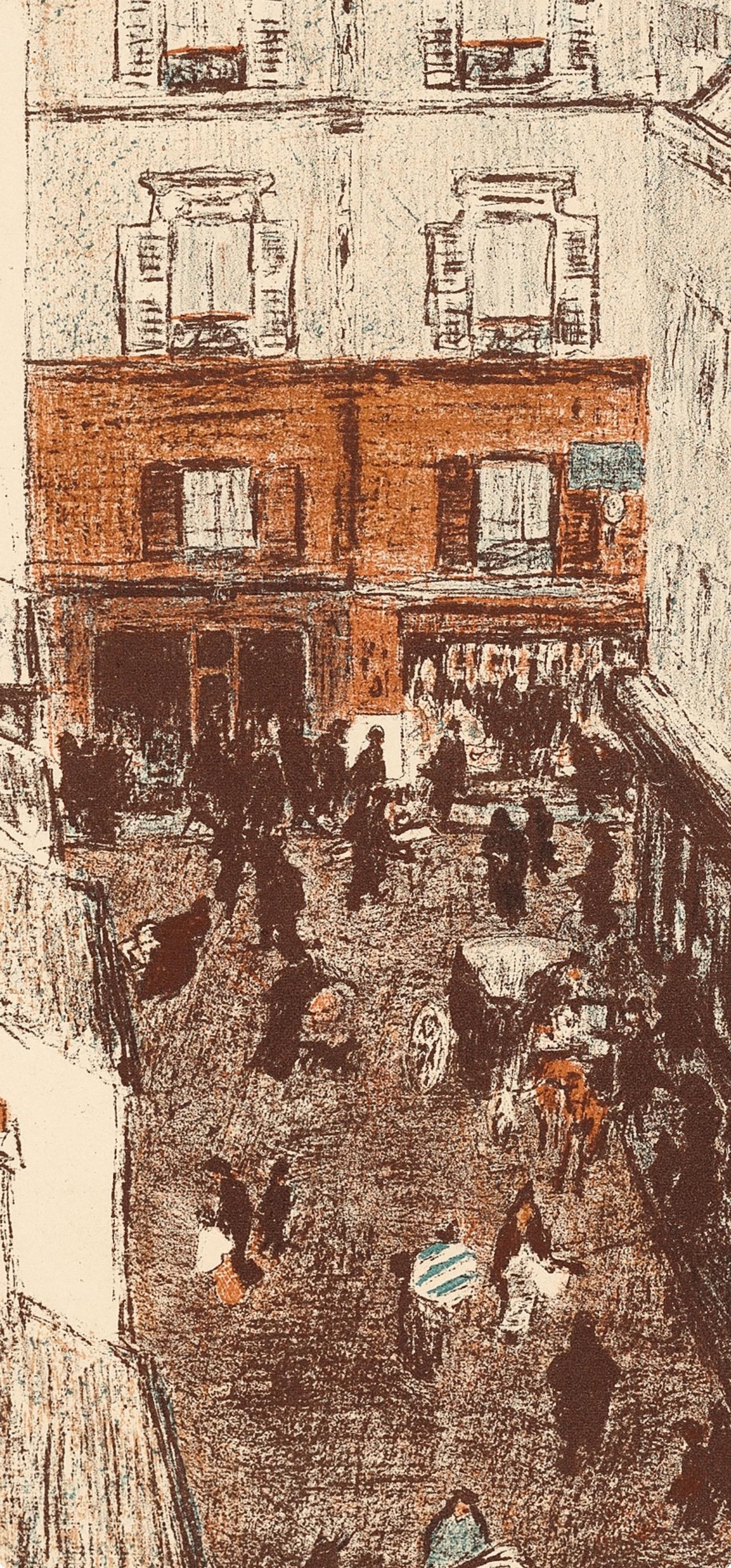 Pierre Bonnard, Coin De Rue Vue Den Haut, Bonnard Lithographe, Lithograph