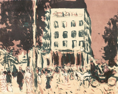 Pierre Bonnard, Les Boulevards, Bonnard Lithographe, Lithograph