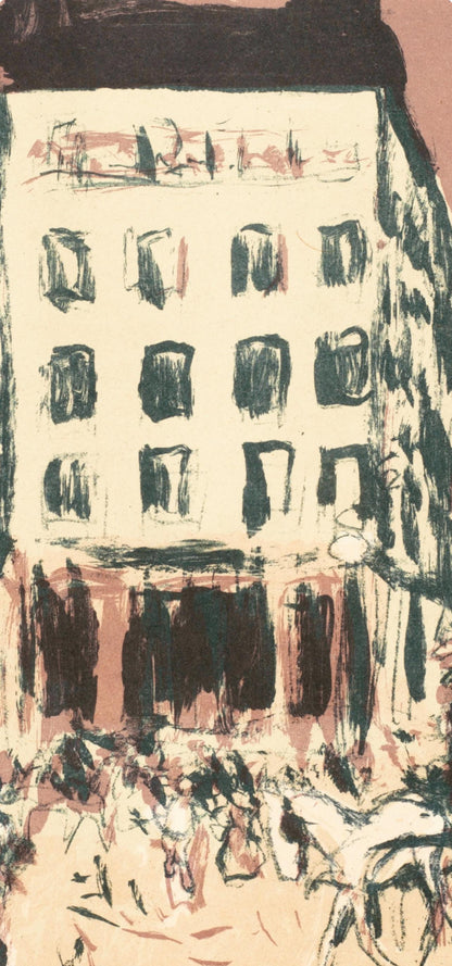 Pierre Bonnard, Les Boulevards, Bonnard Lithographe, Lithograph