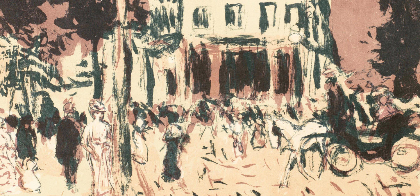 Pierre Bonnard, Les Boulevards, Bonnard Lithographe, Lithograph