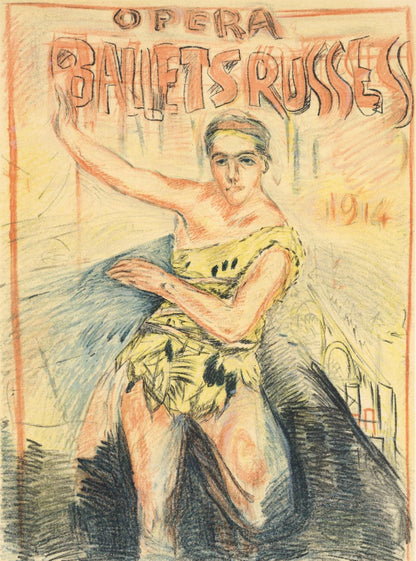 Pierre Bonnard, Affiche Pour Les Ballets Russes, Bonnard Lithographe, Lithograph