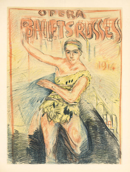 Pierre Bonnard, Affiche Pour Les Ballets Russes, Bonnard Lithographe, Lithograph