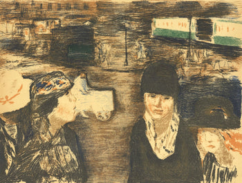 Pierre Bonnard, Place Clichy, Bonnard Lithographe, Lithograph
