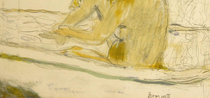 Pierre Bonnard, Femme Assise Dans Sa Baignoire, Bonnard Lithographe, Lithograph