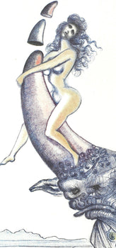 Salvador Dal, Composition (Field 67-4; M/L 174-187), Dal Illustre Casanova, Etching