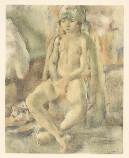 Jules Pascin, Salom, Pascin, Lithograph