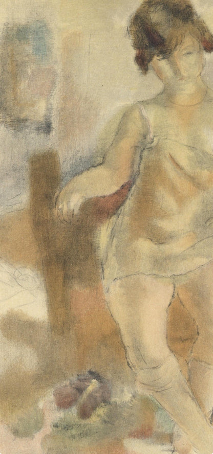 Jules Pascin, Nu La Chemisette Rose, Pascin, Lithograph