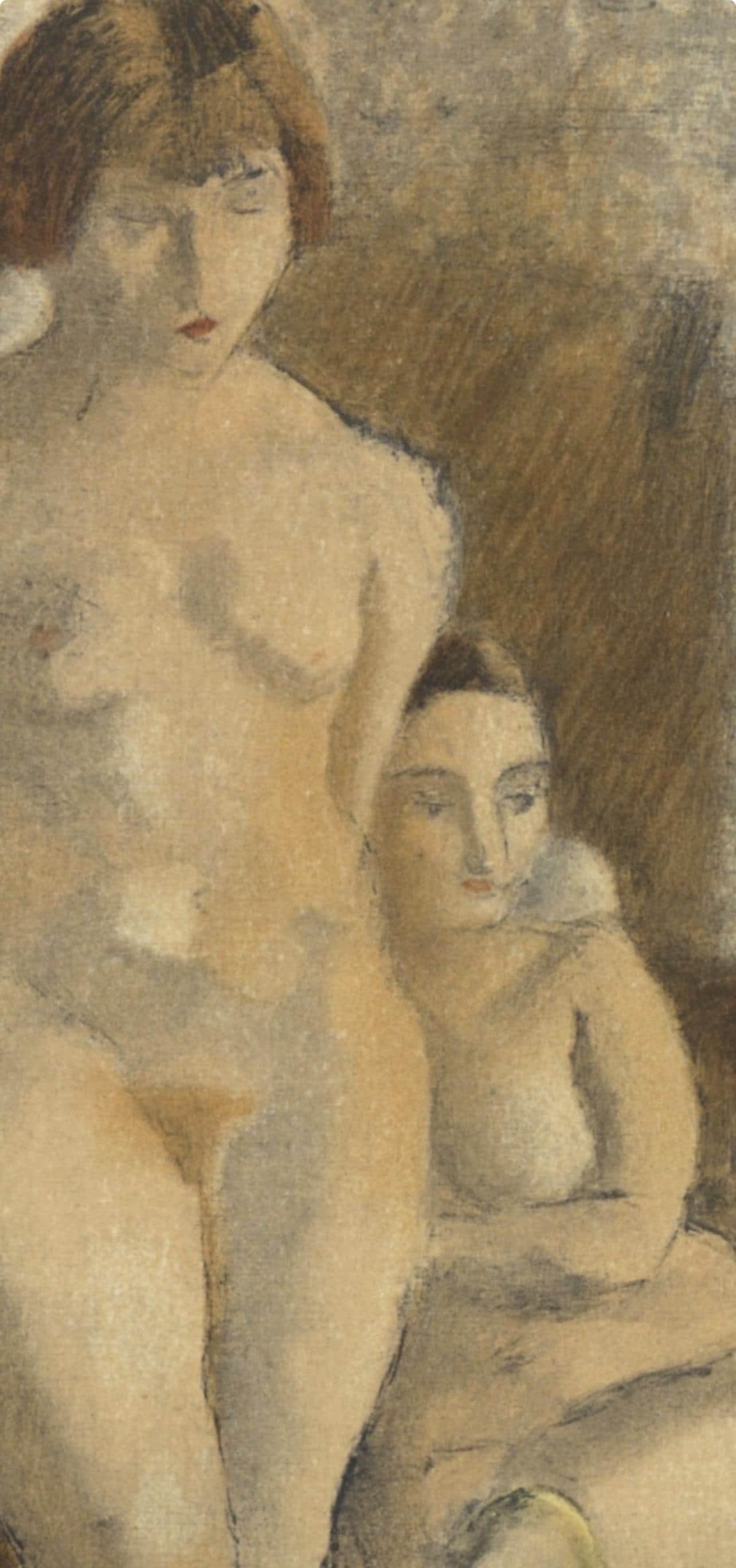 Jules Pascin, Les Deux Modles, Pascin, Lithograph