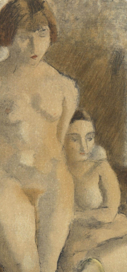 Jules Pascin, Les Deux Modles, Pascin, Lithograph