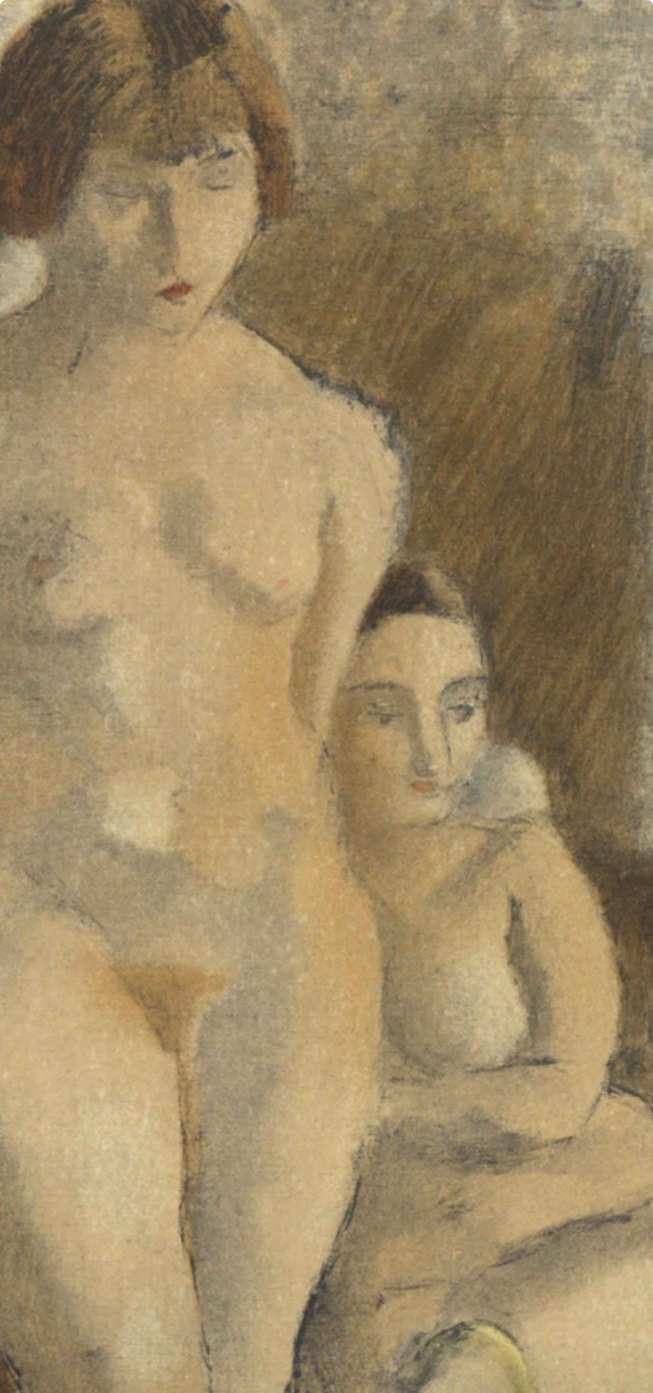 Jules Pascin, Les Deux Modles, Pascin, Lithograph