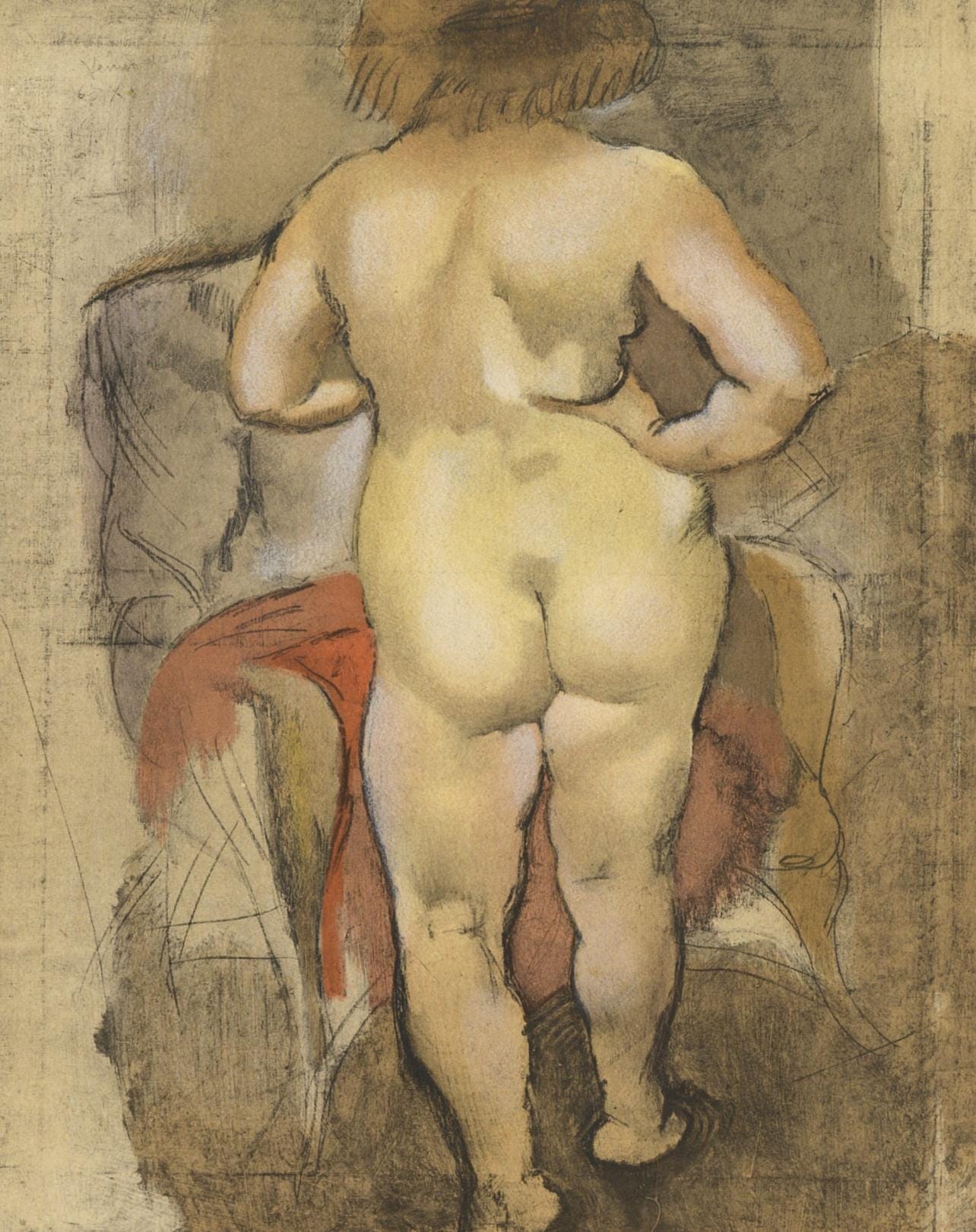 Jules Pascin, Vnus De Dos, Pascin, Lithograph