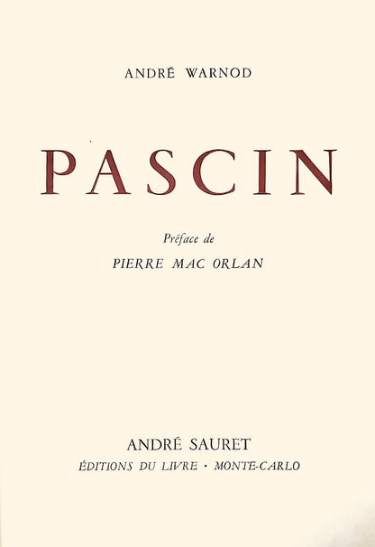 Jules Pascin, Ginette Et Mireille, Pascin, Lithograph