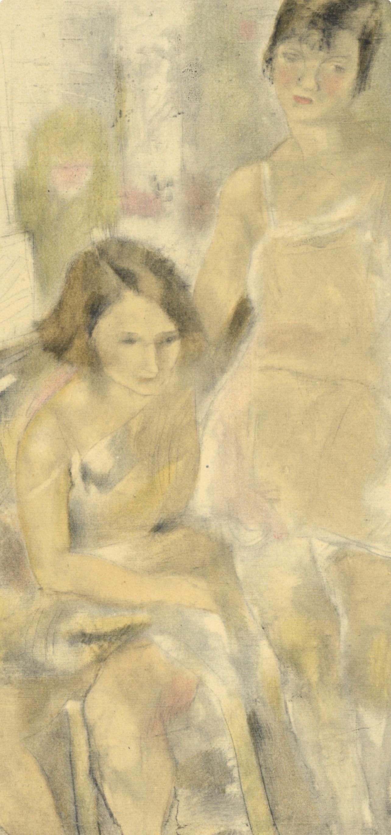 Jules Pascin, Ginette Et Mireille, Pascin, Lithograph