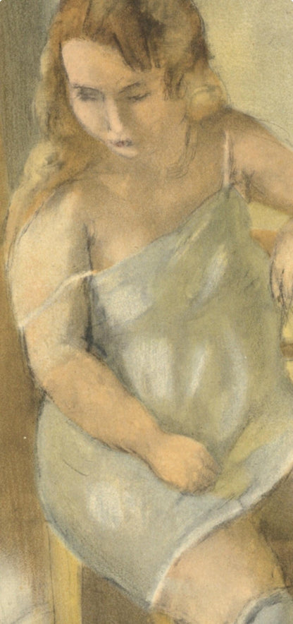 Jules Pascin, Marcelle La Chemise Bleue, Pascin, Lithograph