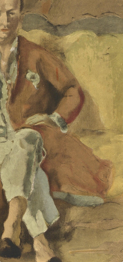 Jules Pascin, Portrait De Daragns, Pascin, Lithograph