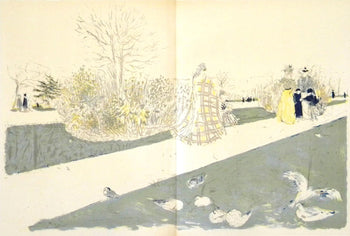 Douard Vuillard, Le Jardin Des Tuileries, L'Uvre Grav De Vuillard, Lithograph