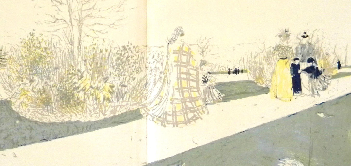 Douard Vuillard, Le Jardin Des Tuileries, L'Uvre Grav De Vuillard, Lithograph