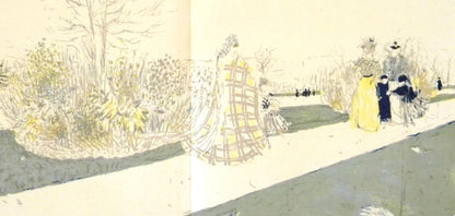 Douard Vuillard, Le Jardin Des Tuileries, L'Uvre Grav De Vuillard, Lithograph