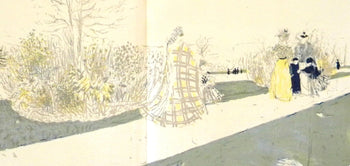 Douard Vuillard, Le Jardin Des Tuileries, L'Uvre Grav De Vuillard, Lithograph