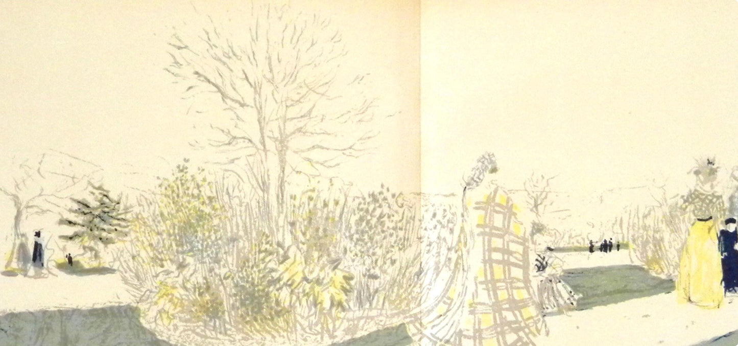 Douard Vuillard, Le Jardin Des Tuileries, L'Uvre Grav De Vuillard, Lithograph