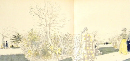 Douard Vuillard, Le Jardin Des Tuileries, L'Uvre Grav De Vuillard, Lithograph
